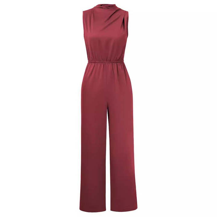 Isabella - Solid Color Hollow-out Jumpsuit